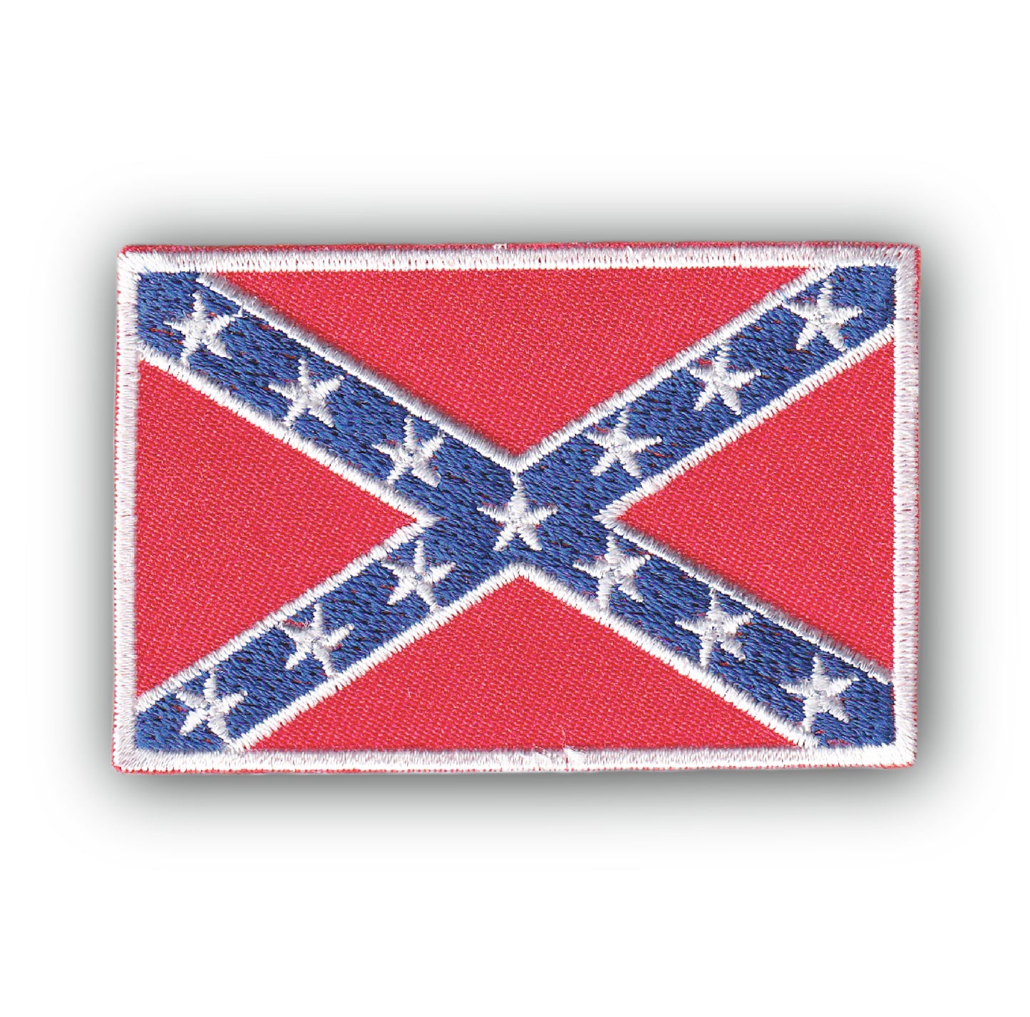 MAXIMUMPATCHES - Ecusson Patch Brodé Thermocollant - 6,5 cm x 8 cm - Drapeau Sudiste Usa Shériff Fais Moi Peur Dixie Country Biker