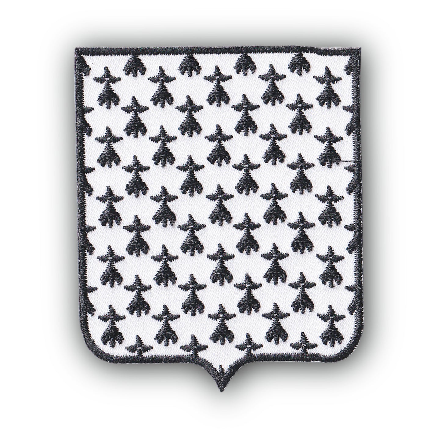 MAXIMUMPATCHES - Ecusson Patch Brodé Thermocollant - Département Région Territoire France - 6,5 cm x 8 cm - Bretagne