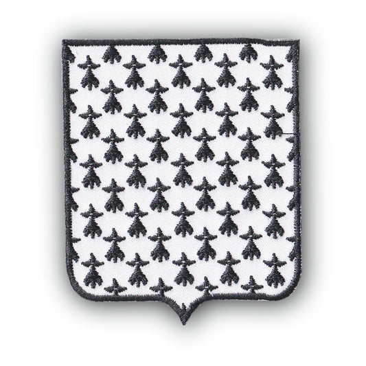 MAXIMUMPATCHES - Ecusson Patch Brodé Thermocollant - Département Région Territoire France - 6,5 cm x 8 cm - Bretagne
