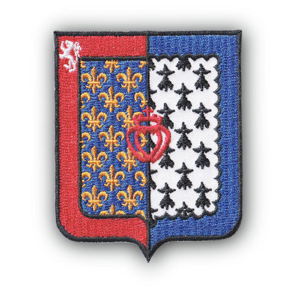 MAXIMUMPATCHES - Ecusson Patch Brodé Thermocollant - Département Région Territoire France - 6,5 cm x 8 cm - Pays De La Loire