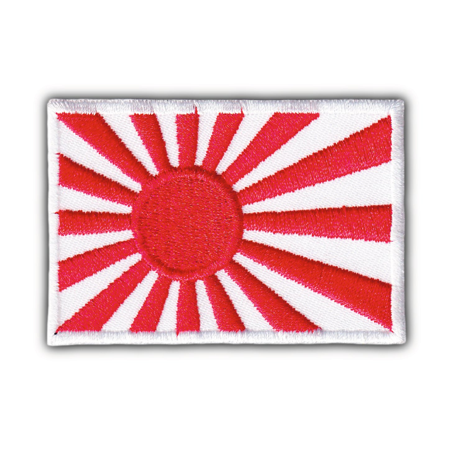 MAXIMUMPATCHES - Ecusson Patch Brodé Thermocollant - 6,5 cm x 4,5 cm - Drapeau Japon soleil levant