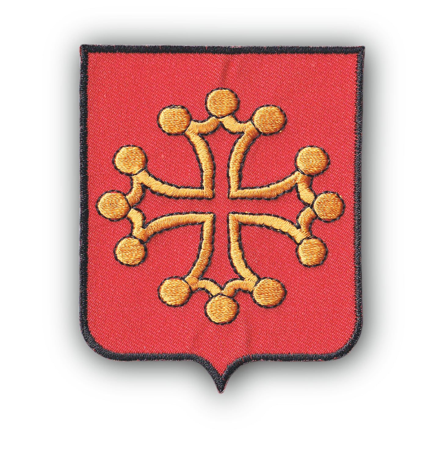 MAXIMUMPATCHES - Ecusson Patch Brodé Thermocollant - Département Région Territoire France - 6,5 cm x 8 cm - Occitanie Midi Pyrénées