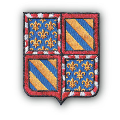 MAXIMUMPATCHES - Ecusson Patch Brodé Thermocollant - Département Région Territoire France - 6,5 cm x 8 cm - Bourgogne