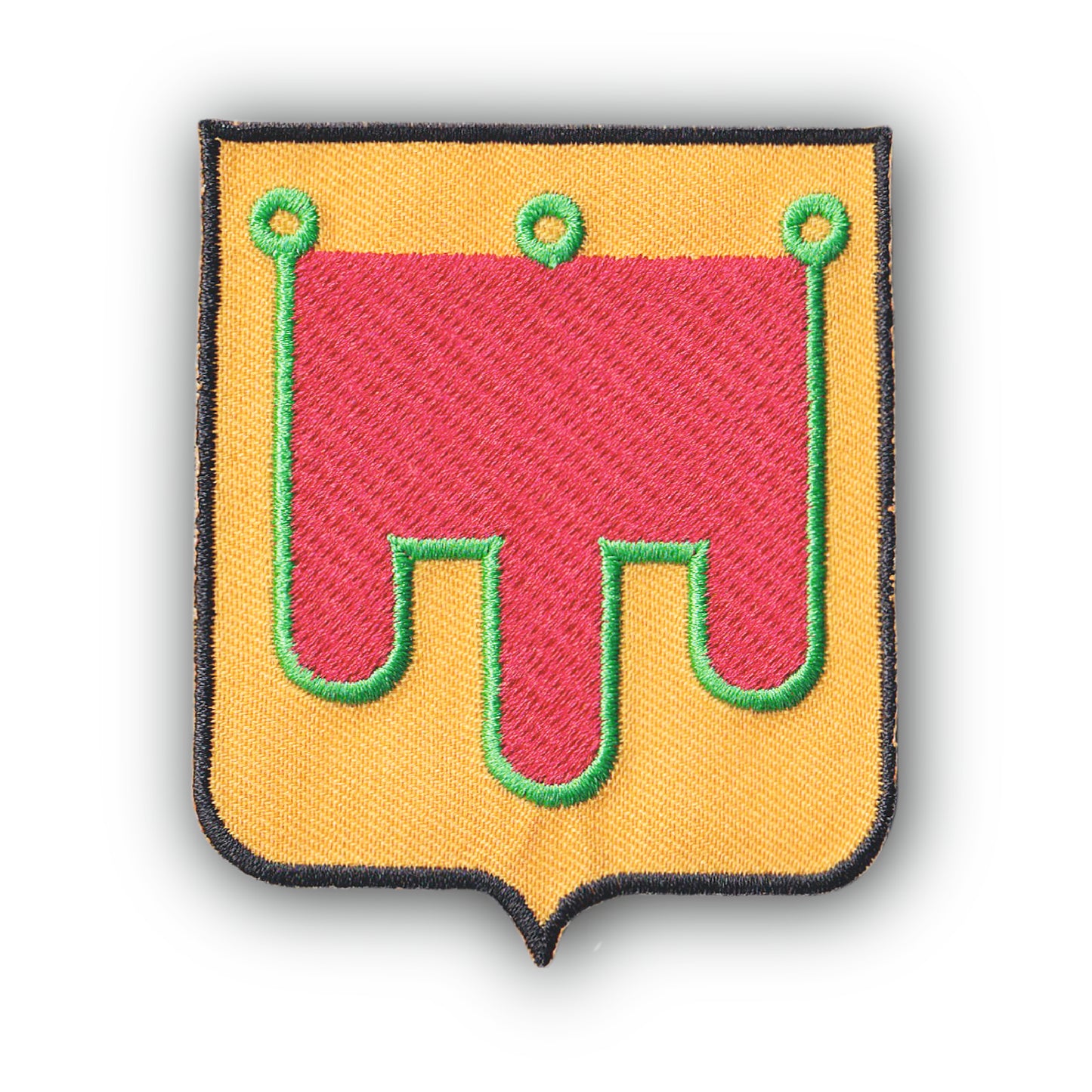 MAXIMUMPATCHES - Ecusson Patch Brodé Thermocollant - Département Région Territoire France - 6,5 cm x 8 cm - Auvergne