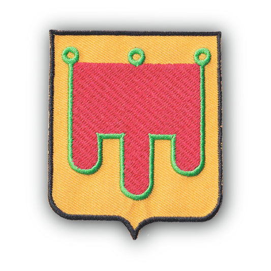 MAXIMUMPATCHES - Ecusson Patch Brodé Thermocollant - Département Région Territoire France - 6,5 cm x 8 cm - Auvergne