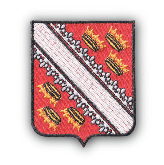 MAXIMUMPATCHES - Ecusson Patch Brodé Thermocollant - Département Région Territoire France - 6,5 cm x 8 cm - Alsace