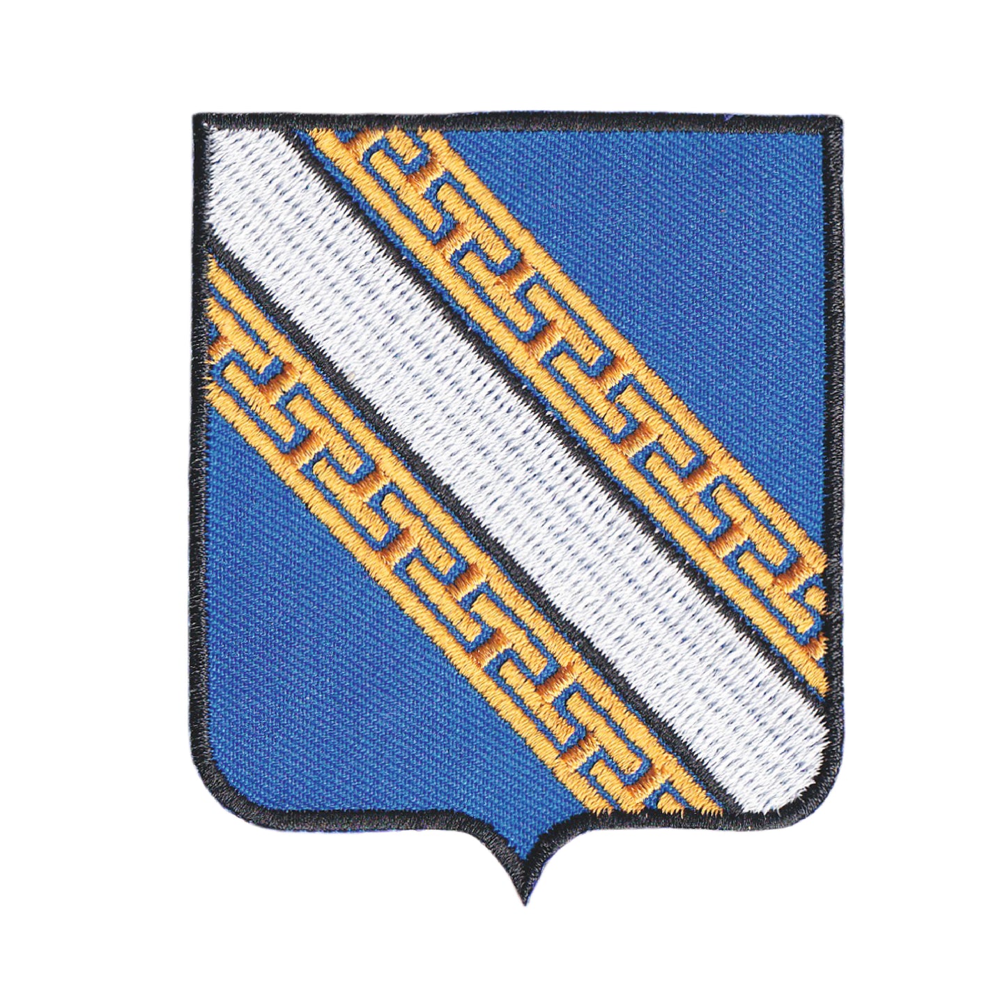 MAXIMUMPATCHES - Ecusson Patch Brodé Thermocollant - Département Région Territoire France - 6,5 cm x 8 cm - Champagne