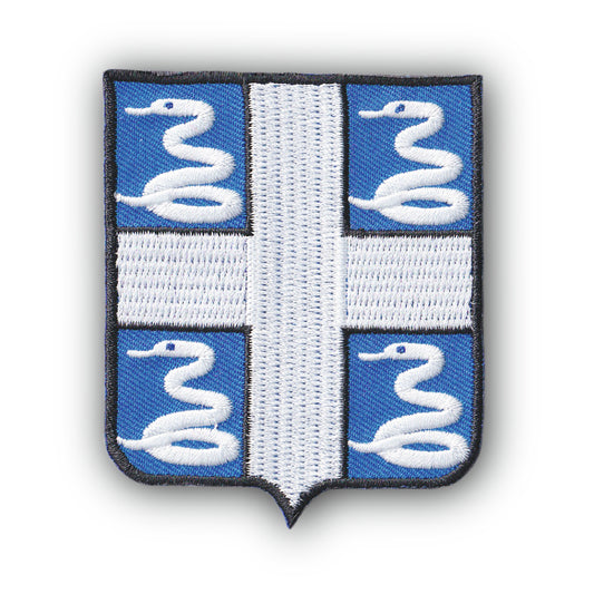 MAXIMUMPATCHES - Ecusson Patch Brodé Thermocollant - Département Région Territoire France - 6,5 cm x 8 cm - Martinique