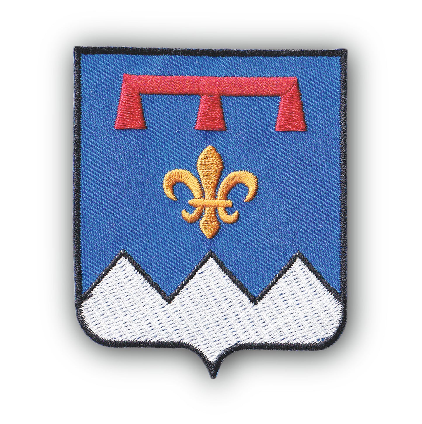 MAXIMUMPATCHES - Ecusson Patch Brodé Thermocollant - Département Région Territoire France - 6,5 cm x 8 cm - 04 Alpes De Hautes Provence