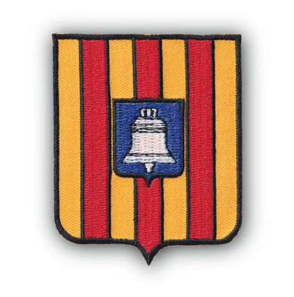 MAXIMUMPATCHES - Ecusson Patch Brodé Thermocollant - Département Région Territoire France - 6,5 cm x 8 cm - 09 Ariège