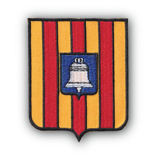MAXIMUMPATCHES - Ecusson Patch Brodé Thermocollant - Département Région Territoire France - 6,5 cm x 8 cm - 09 Ariège