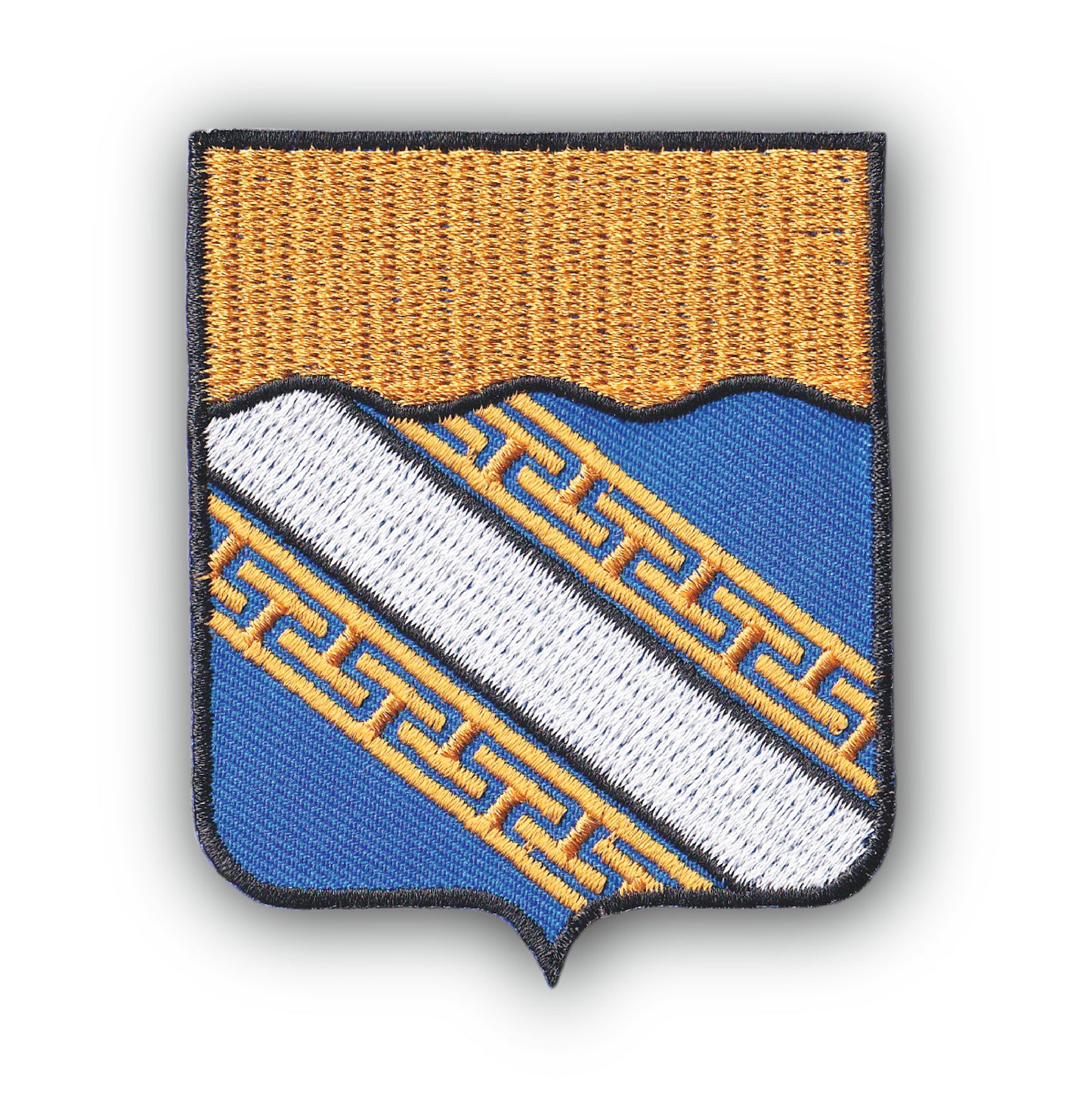 MAXIMUMPATCHES - Ecusson Patch Brodé Thermocollant - Département Région Territoire France - 6,5 cm x 8 cm - 10 Aube