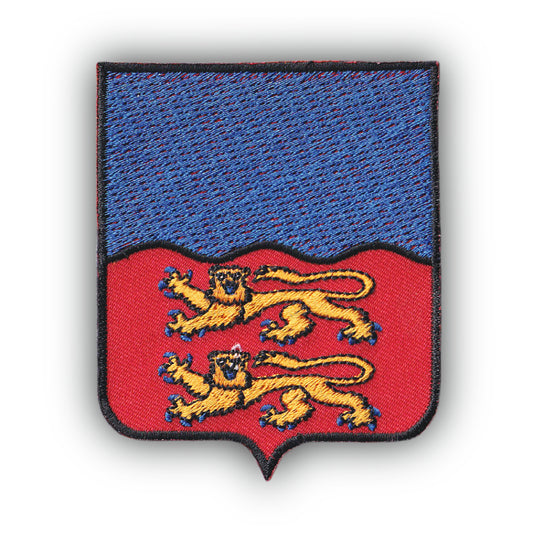 MAXIMUMPATCHES - Ecusson Patch Brodé Thermocollant - Département Région Territoire France - 6,5 cm x 8 cm - 14 Calvados
