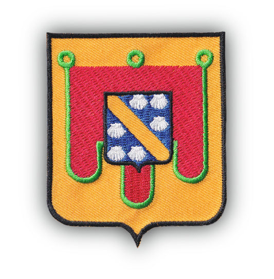 MAXIMUMPATCHES - Ecusson Patch Brodé Thermocollant - Département Région Territoire France - 6,5 cm x 8 cm - Cantal
