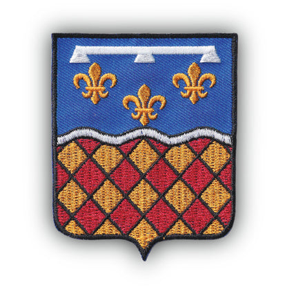 MAXIMUMPATCHES - Ecusson Patch Brodé Thermocollant - Département Région Territoire France - 6,5 cm x 8 cm - 16 Charente