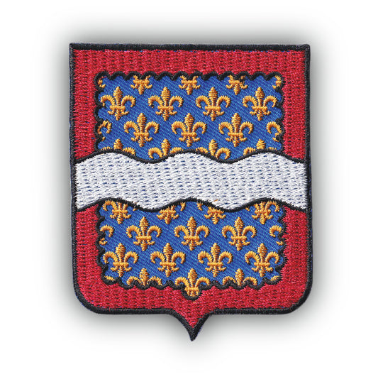 MAXIMUMPATCHES - Ecusson Patch Brodé Thermocollant - Département Région Territoire France - 6,5 cm x 8 cm - 18 Cher