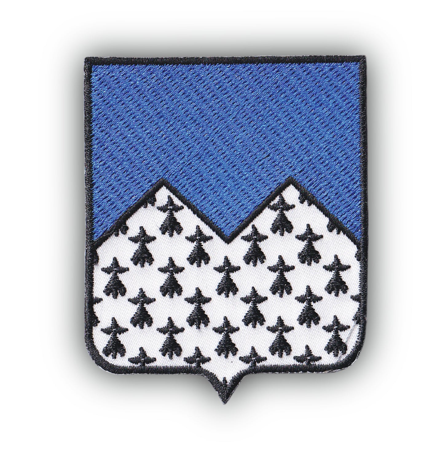 MAXIMUMPATCHES - Ecusson Patch Brodé Thermocollant - Département Région Territoire France - 6,5 cm x 8 cm - 22 Côte D'Armor