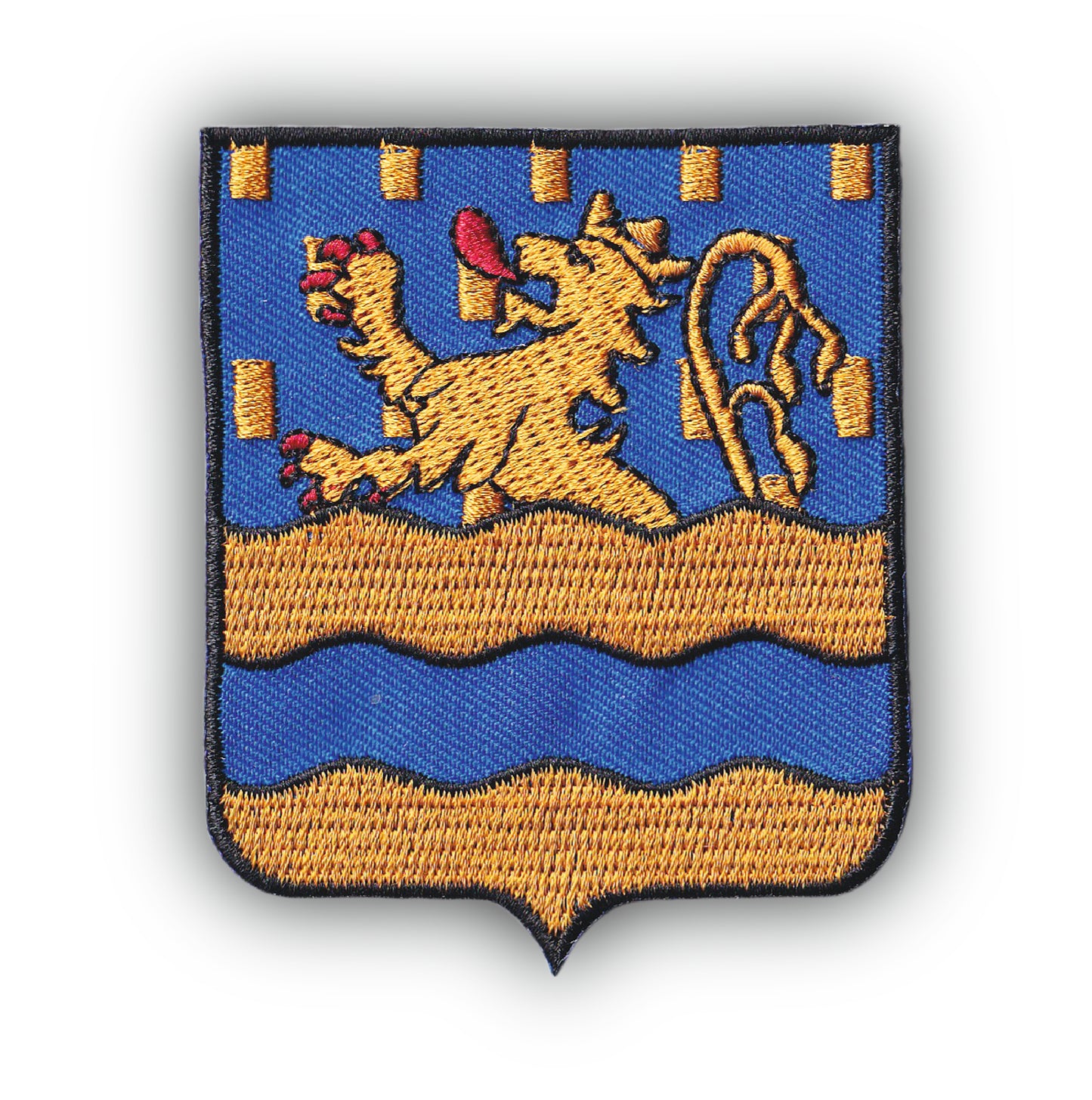 MAXIMUMPATCHES - Ecusson Patch Brodé Thermocollant - Département Région Territoire France - 6,5 cm x 8 cm - 25 Doubs