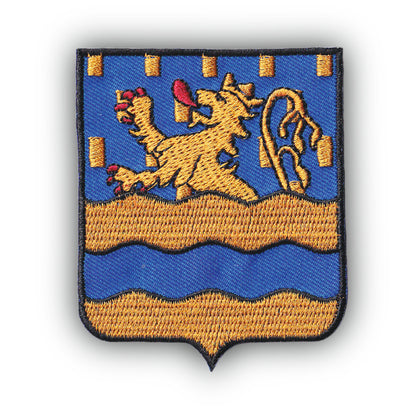 MAXIMUMPATCHES - Ecusson Patch Brodé Thermocollant - Département Région Territoire France - 6,5 cm x 8 cm - 25 Doubs