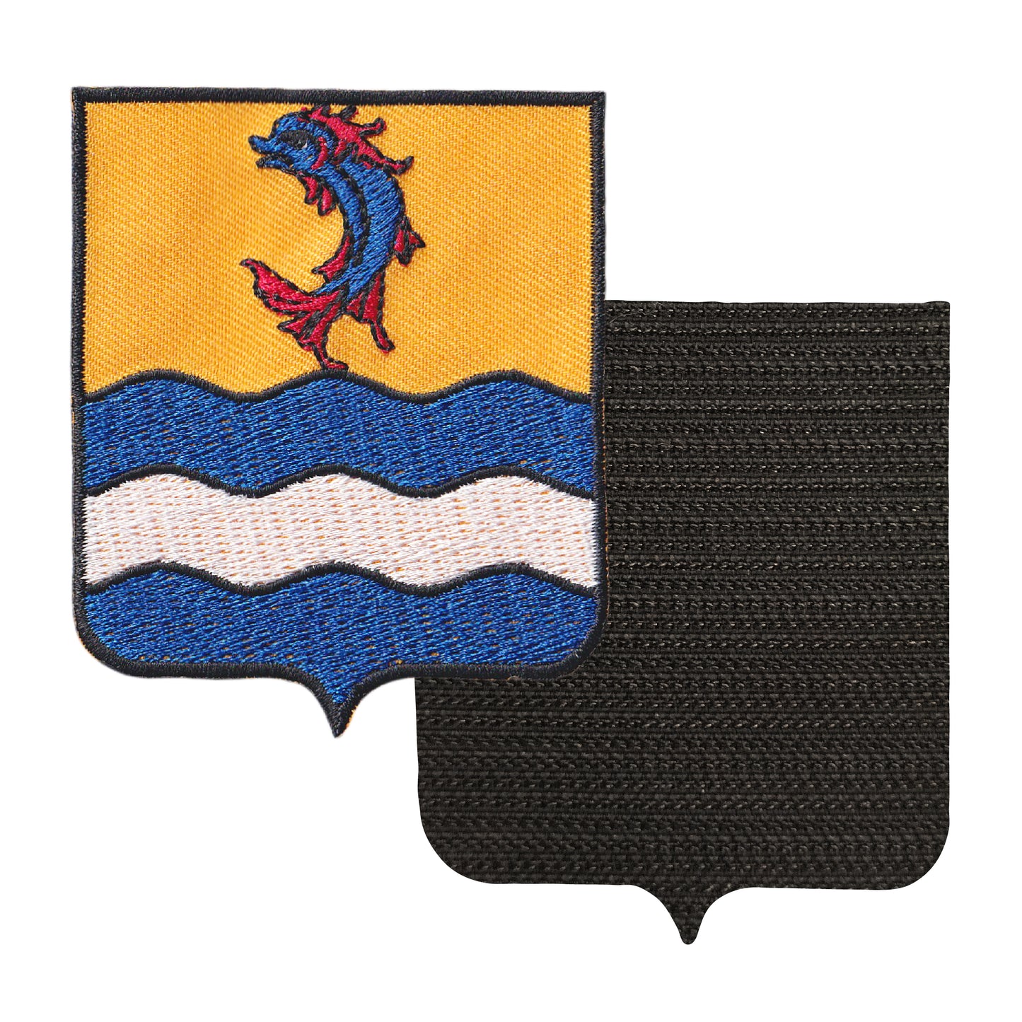 MAXIMUMPATCHES - 26 Drôme - 6,5 cm x 8 cm - Ecusson Patch Brodé Avec Scratch Cousu Au Dos + Carré Scratch A Coudre, Face Opposé 10 cm x 10 cm Offert / Département Région Territoire France