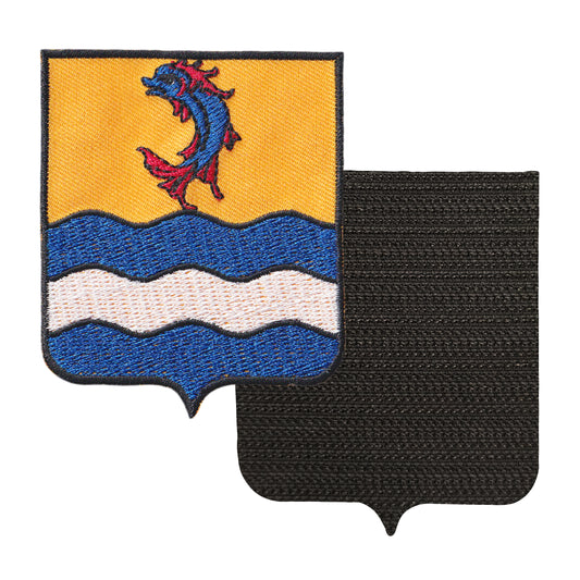 MAXIMUMPATCHES - 26 Drôme - 6,5 cm x 8 cm - Ecusson Patch Brodé Avec Scratch Cousu Au Dos + Carré Scratch A Coudre, Face Opposé 10 cm x 10 cm Offert / Département Région Territoire France