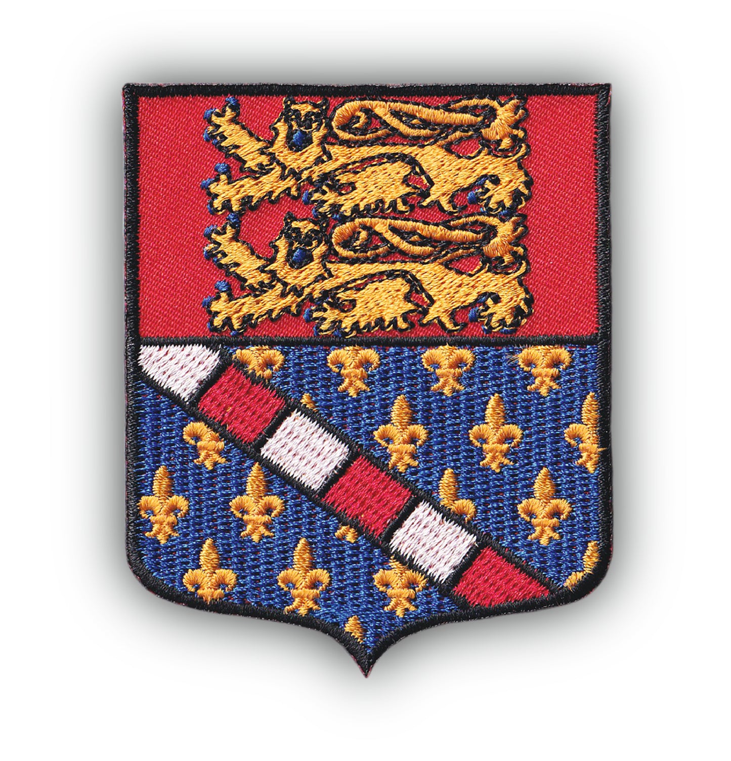 MAXIMUMPATCHES - Ecusson Patch Brodé Thermocollant - Département Région Territoire France - 6,5 cm x 8 cm - 27 Eure