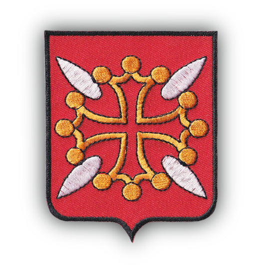 MAXIMUMPATCHES - Ecusson Patch Brodé Thermocollant - Département Région Territoire France - 6,5 cm x 8 cm - 31 Haute Garonne