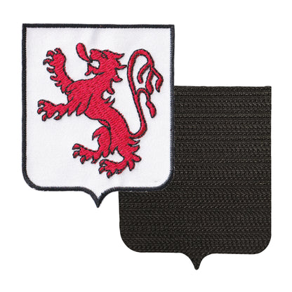 MAXIMUMPATCHES - 32 Gers - 6,5 cm x 8 cm - Ecusson Patch Brodé Avec Scratch Cousu Au Dos + Carré Scratch A Coudre, Face Opposé 10 cm x 10 cm Offert / Département Région Territoire France