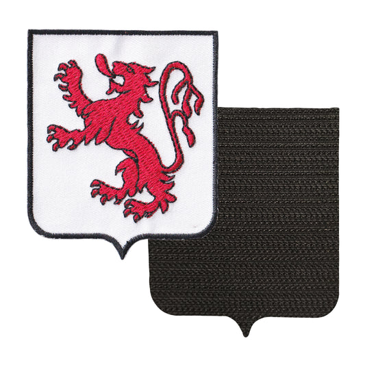 MAXIMUMPATCHES - 32 Gers - 6,5 cm x 8 cm - Ecusson Patch Brodé Avec Scratch Cousu Au Dos + Carré Scratch A Coudre, Face Opposé 10 cm x 10 cm Offert / Département Région Territoire France
