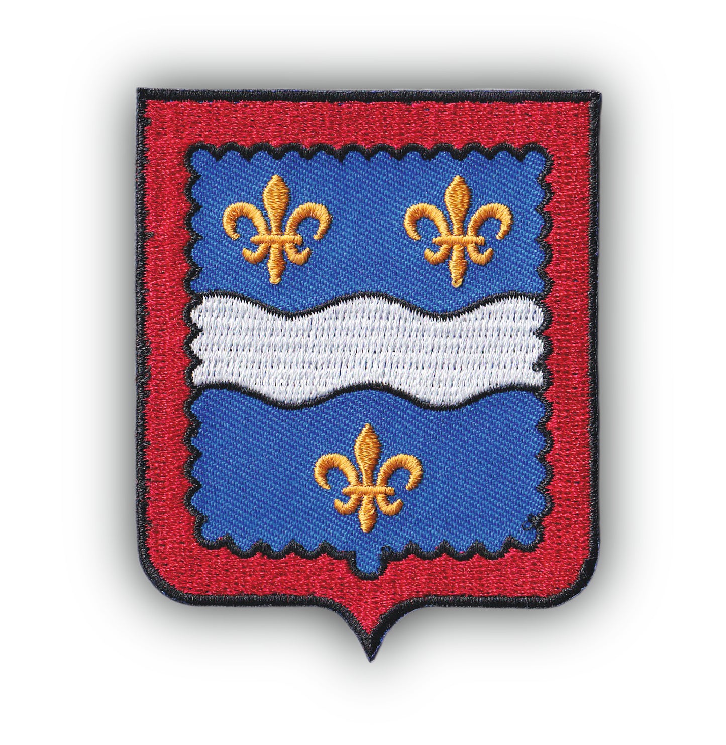 MAXIMUMPATCHES - Ecusson Patch Brodé Thermocollant - Département Région Territoire France - 6,5 cm x 8 cm - 36 Indre