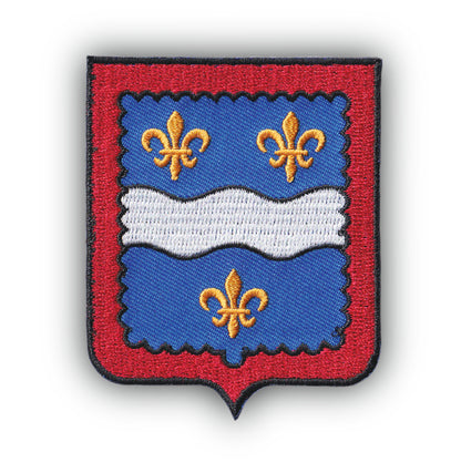 MAXIMUMPATCHES - Ecusson Patch Brodé Thermocollant - Département Région Territoire France - 6,5 cm x 8 cm - 36 Indre
