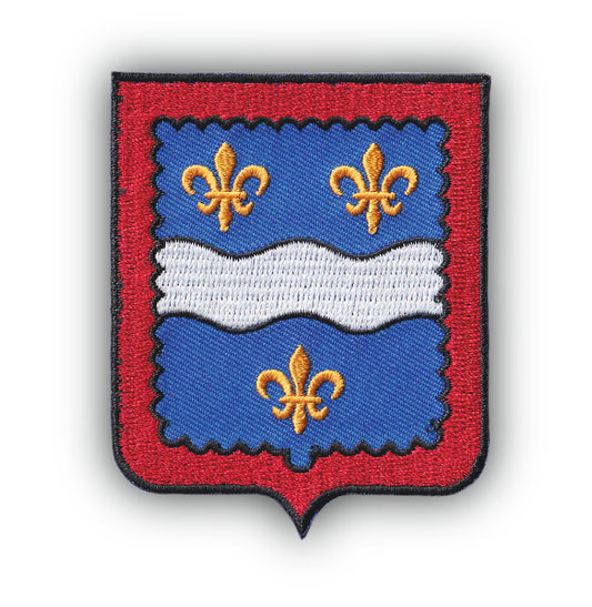 MAXIMUMPATCHES - Ecusson Patch Brodé Thermocollant - Département Région Territoire France - 6,5 cm x 8 cm - 36 Indre