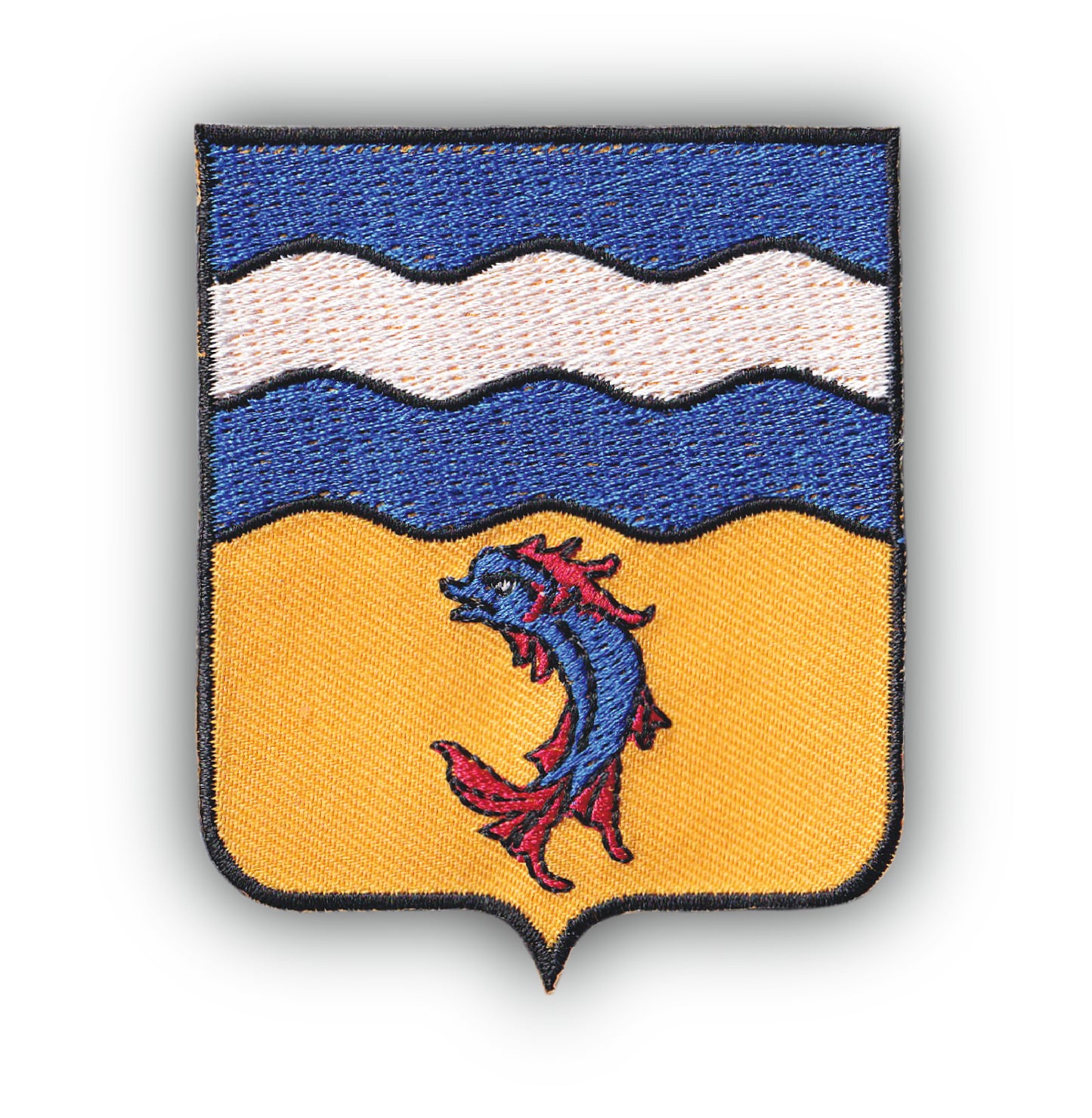 MAXIMUMPATCHES - Ecusson Patch Brodé Thermocollant - Département Région Territoire France - 6,5 cm x 8 cm - 38 Isère