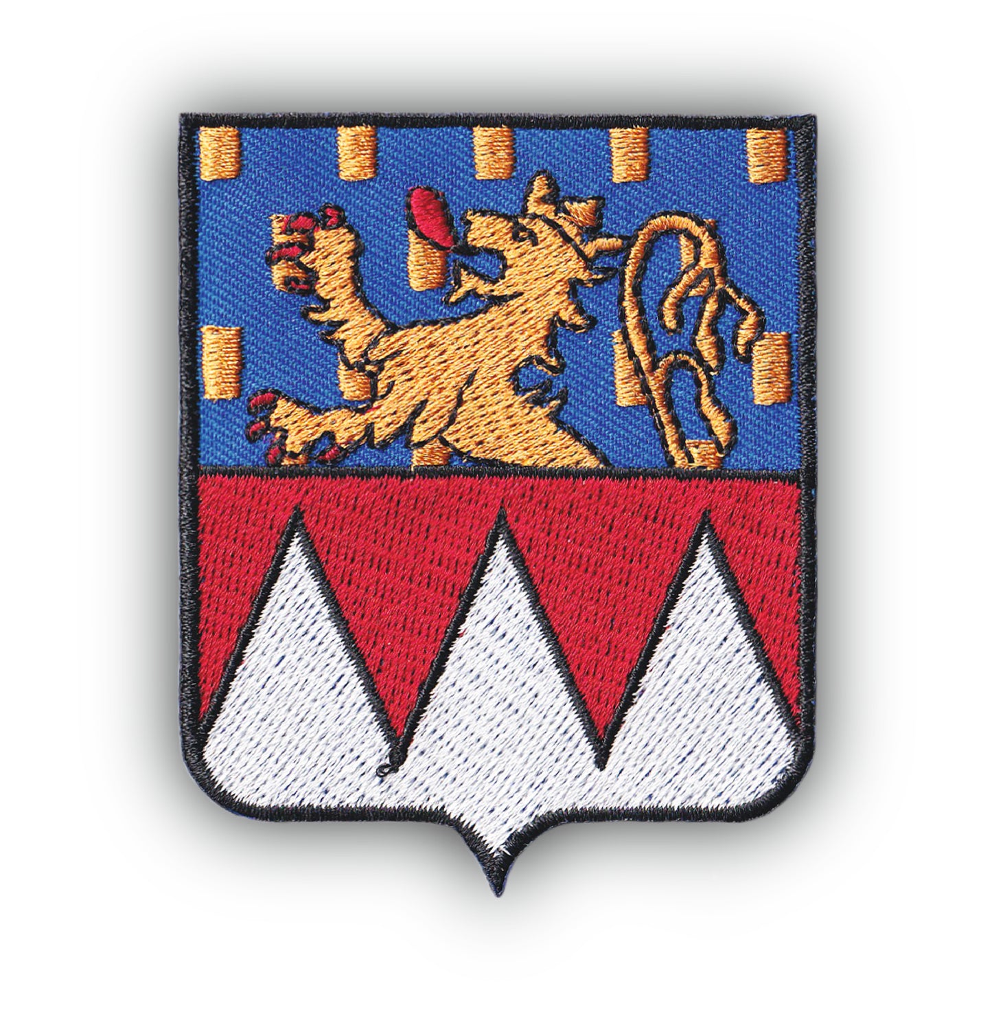 MAXIMUMPATCHES - Ecusson Patch Brodé Thermocollant - Département Région Territoire France - 6,5 cm x 8 cm - 39 Jura