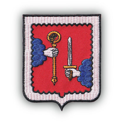 MAXIMUMPATCHES - Ecusson Patch Brodé Thermocollant - Département Région Territoire France - 6,5 cm x 8 cm - 43 Haute Loire