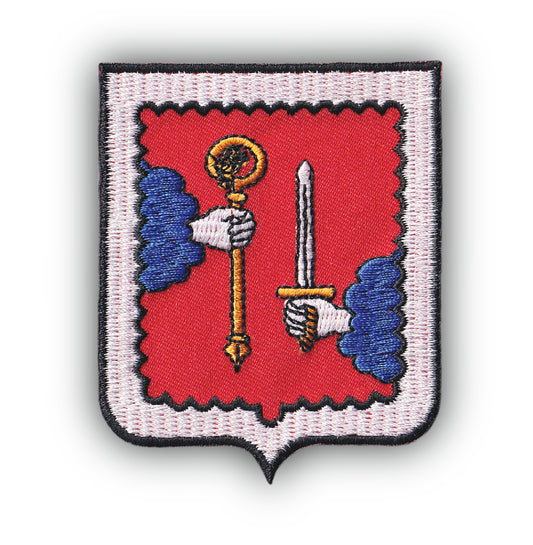 MAXIMUMPATCHES - Ecusson Patch Brodé Thermocollant - Département Région Territoire France - 6,5 cm x 8 cm - 43 Haute Loire