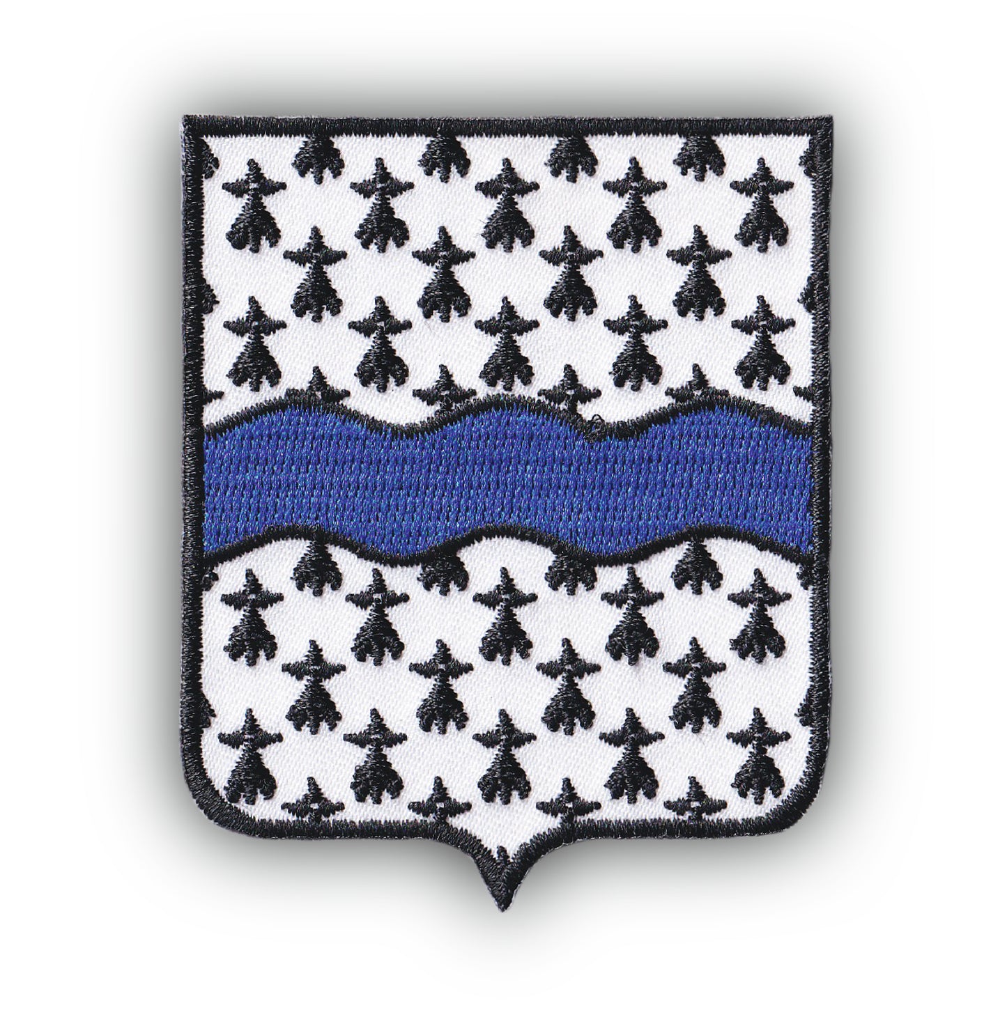 MAXIMUMPATCHES - Ecusson Patch Brodé Thermocollant - Département Région Territoire France - 6,5 cm x 8 cm - 44 Loire Atlantique