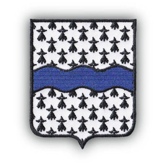 MAXIMUMPATCHES - Ecusson Patch Brodé Thermocollant - Département Région Territoire France - 6,5 cm x 8 cm - 44 Loire Atlantique