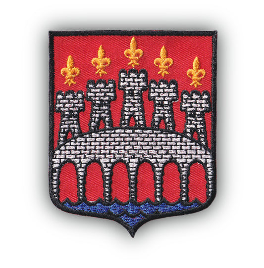 MAXIMUMPATCHES - Ecusson Patch Brodé Thermocollant - Département Région Territoire France - 6,5 cm x 8 cm - 46 Lot