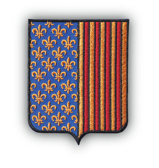 MAXIMUMPATCHES - Ecusson Patch Brodé Thermocollant - Département Région Territoire France - 6,5 cm x 8 cm - 48 Lozère