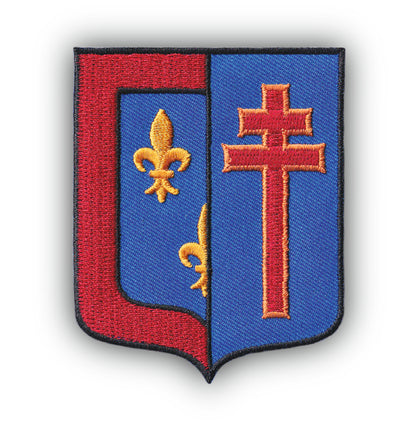 MAXIMUMPATCHES - Ecusson Patch Brodé Thermocollant - Département Région Territoire France - 6,5 cm x 8 cm - 49 Maine Et Loire