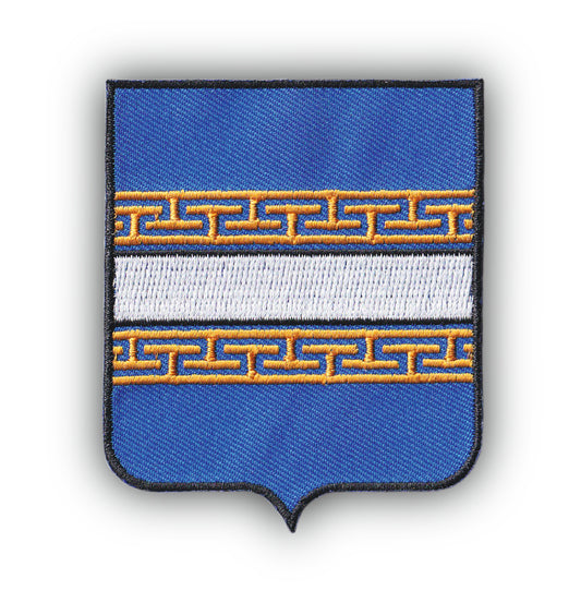 MAXIMUMPATCHES - Ecusson Patch Brodé Thermocollant - Département Région Territoire France - 6,5 cm x 8 cm - 51 Marne