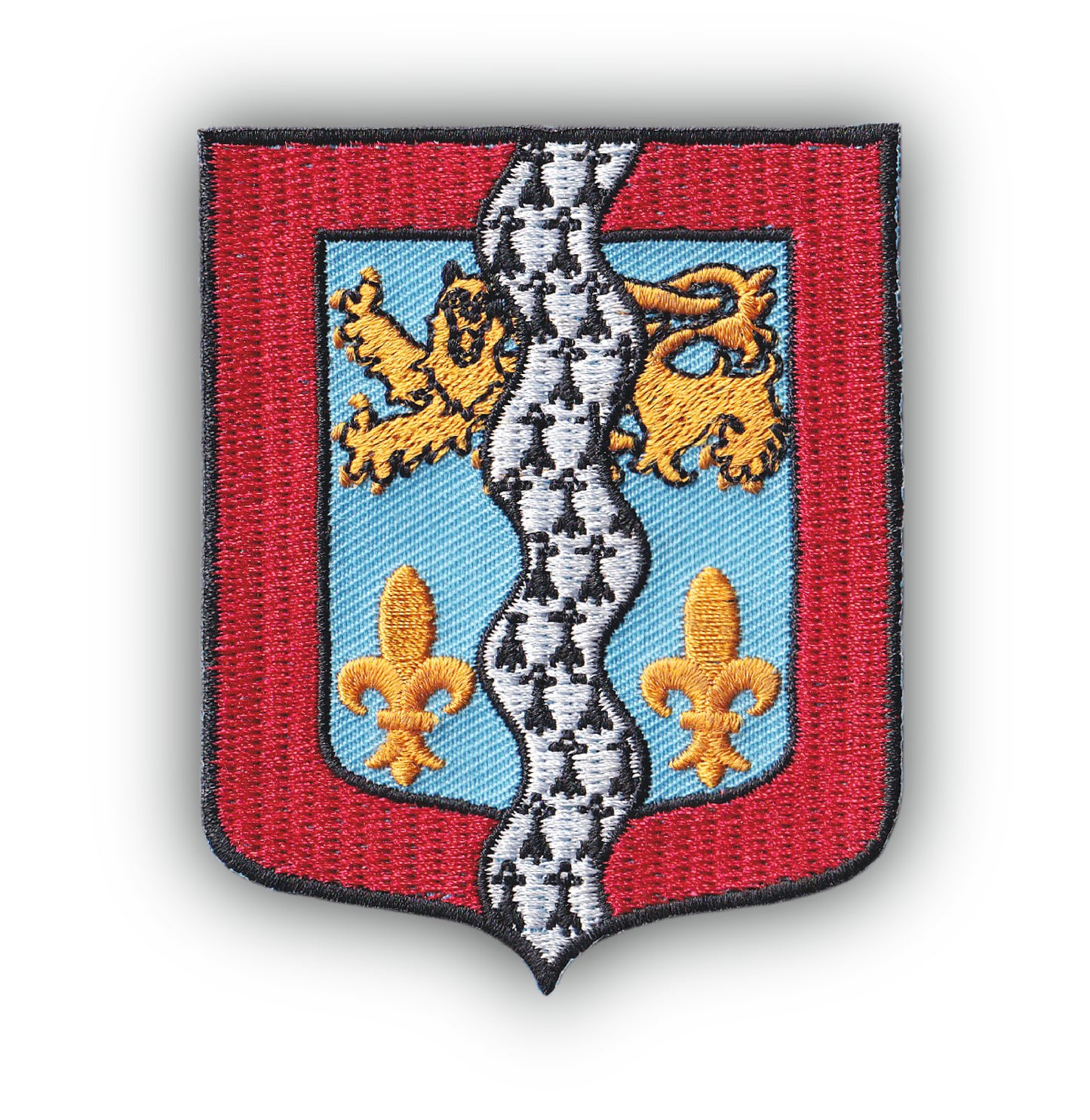 MAXIMUMPATCHES - Ecusson Patch Brodé Thermocollant - Département Région Territoire France - 6,5 cm x 8 cm - 53 Mayenne