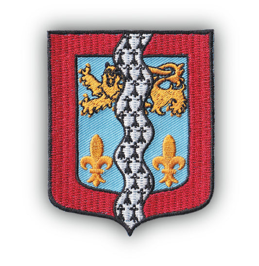 MAXIMUMPATCHES - Ecusson Patch Brodé Thermocollant - Département Région Territoire France - 6,5 cm x 8 cm - 53 Mayenne