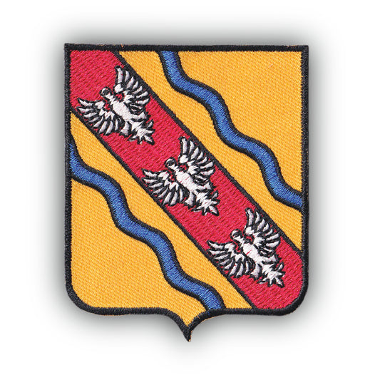 MAXIMUMPATCHES - Ecusson Patch Brodé Thermocollant - Département Région Territoire France - 6,5 cm x 8 cm - 54 Meurthe Et Moselle