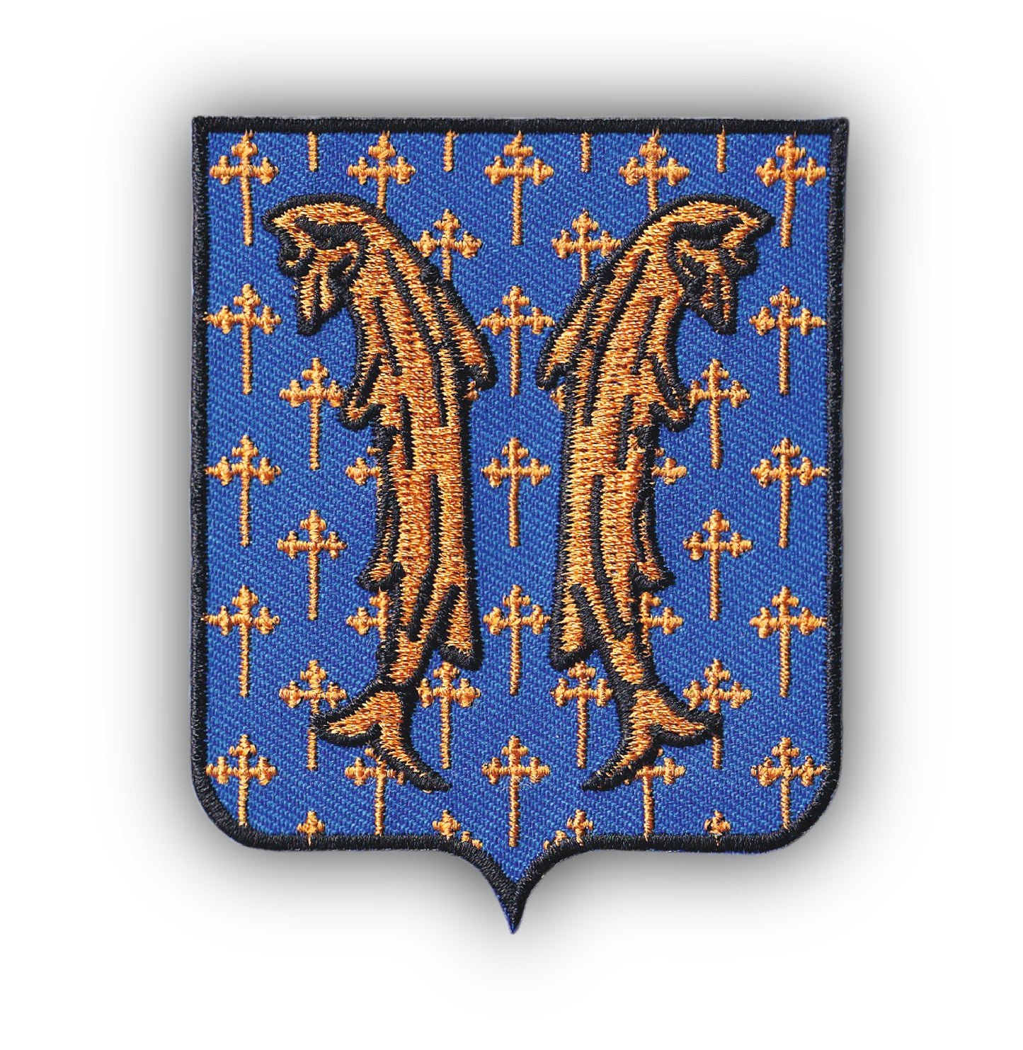 MAXIMUMPATCHES - Ecusson Patch Brodé Thermocollant - Département Région Territoire France - 6,5 cm x 8 cm - 55 Meuse