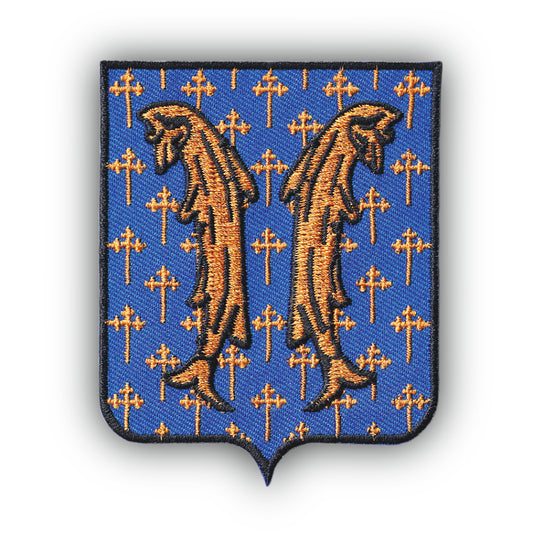 MAXIMUMPATCHES - Ecusson Patch Brodé Thermocollant - Département Région Territoire France - 6,5 cm x 8 cm - 55 Meuse