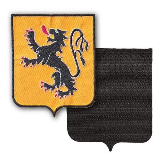 MAXIMUMPATCHES - 59 Nord - 6,5 cm x 8 cm - Ecusson Patch Brodé Avec Scratch Cousu Au Dos + Carré Scratch A Coudre, Face Opposé 10 cm x 10 cm Offert / Département Région Territoire France