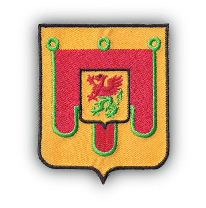 MAXIMUMPATCHES - Ecusson Patch Brodé Thermocollant - Département Région Territoire France - 6,5 cm x 8 cm - 63 Puy De Dome