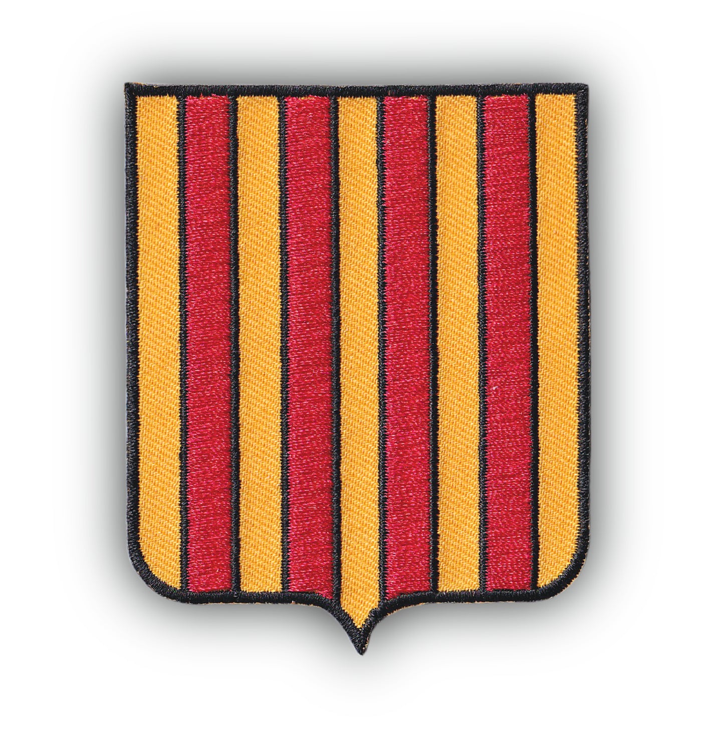 MAXIMUMPATCHES - Ecusson Patch Brodé Thermocollant - Département Région Territoire France - 6,5 cm x 8 cm - 66 Pyrénées Orientales